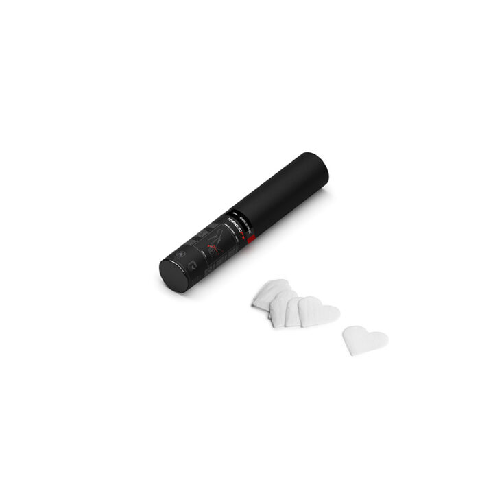 MagicFX - Handheld Cannon 28 cm - Confetti - White Hearts